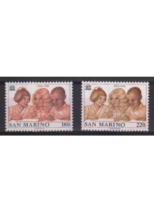 1976 San Marino 30° Ann.rio UNESCO 2 valori nuovi Sassone 971-2